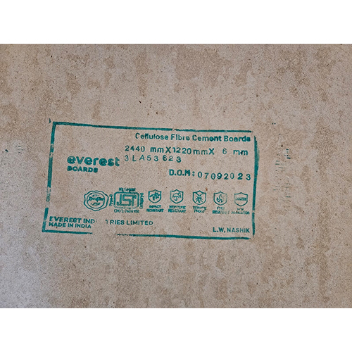 Cellulose Fibre Cement Boards - Application: Construction Work