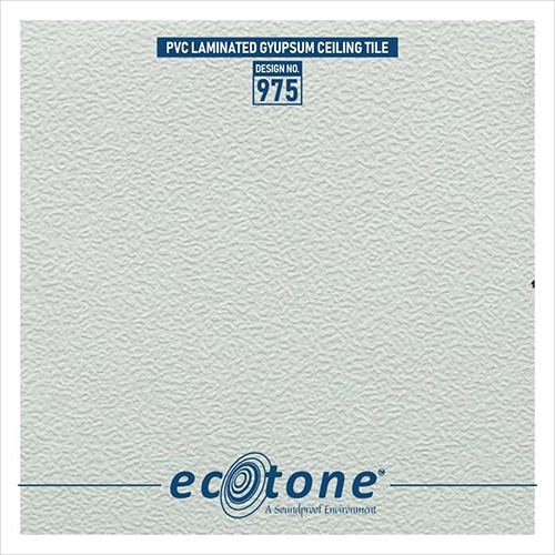 975 Pvc Laminated Gypsum Ceiling Tiles - Feature: Wear-Resistant