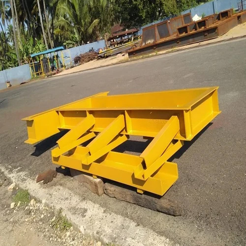 Railway Engine Mounting Base Frames - Color: Yellow