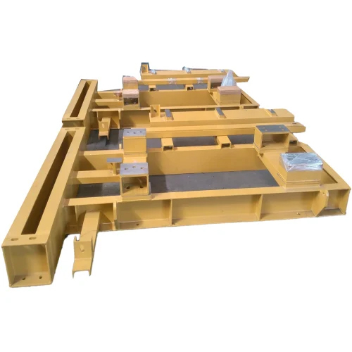 Railway Engine Mounting Base Frames - Color: Yellow