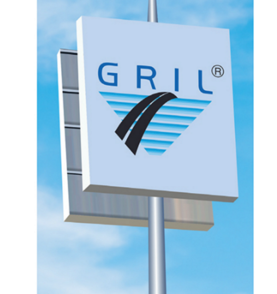 Signage Mast Pole - Color: White