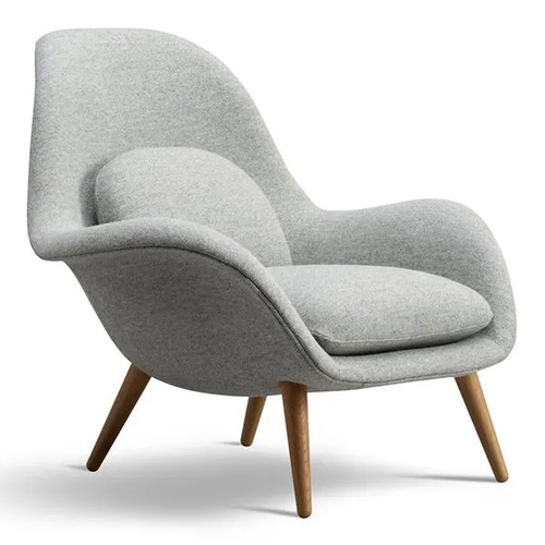 Swoon Lounge Chair - Color: Grey