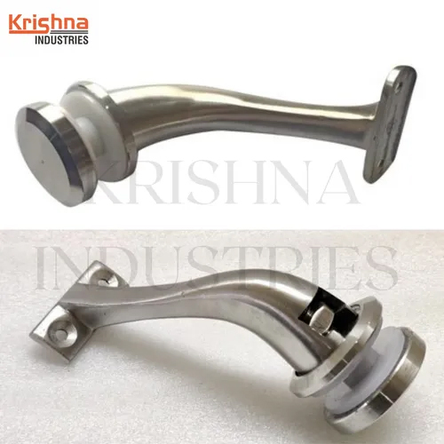 Stainless Steel Hockey Railing Jhula Bracket - Color: Silver