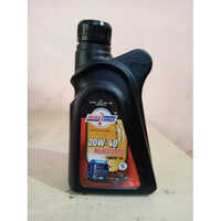 Multigrade Engine Oil - 1 Ltr 20W40 CD Tribo Lubes, Normal Smell, Black Bottle for Truck Applications