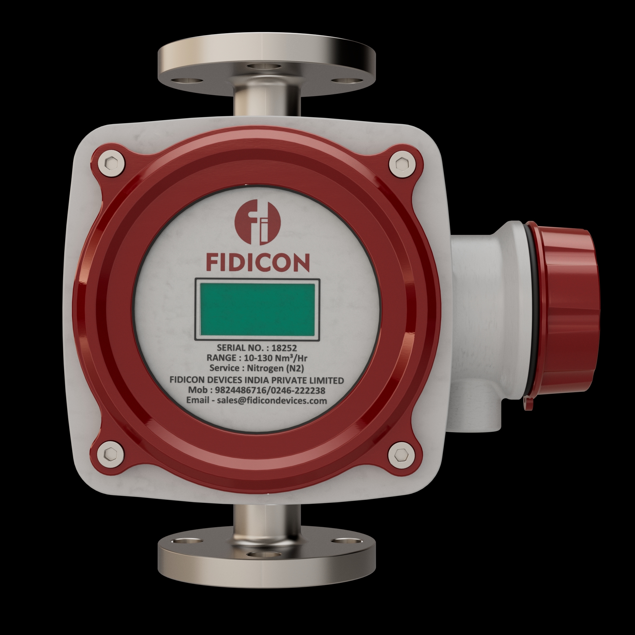 Variable Area Flowmeter - Stainless Steel, 15-200 Mm Size, Digital Lcd Display, High/low Switch, Ip65 Waterproof, 1.5% Accuracy, Customized Flow Range Up To 100,000+ Lph