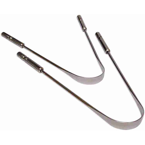 Stainless Steel Tongue Cleaner - Stainless Steel, Multiple Use, Silver | Suitable for All Ages, Easy to Clean, Stylish Design