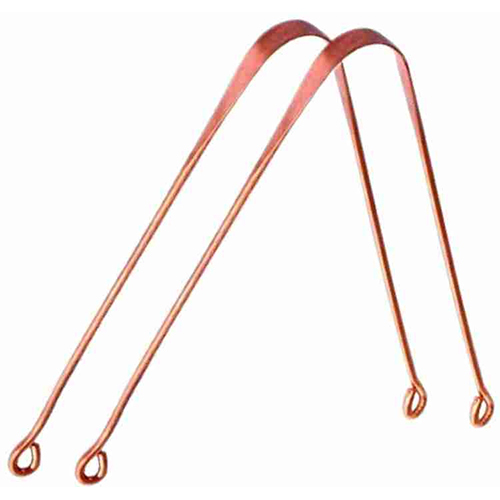 Round Tongue Cleaner - High-Quality Copper Material | Compact Design for All Ages, Easy Oral Hygiene Tool
