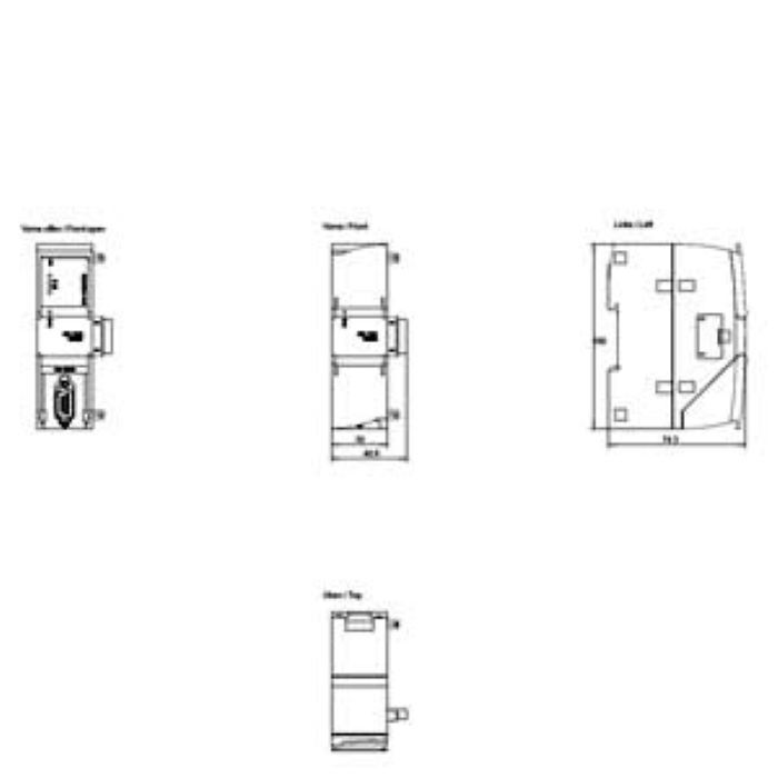 6es7241-1ah32-0xb0 Simatic S7-1200, Communication Module Cm 1241