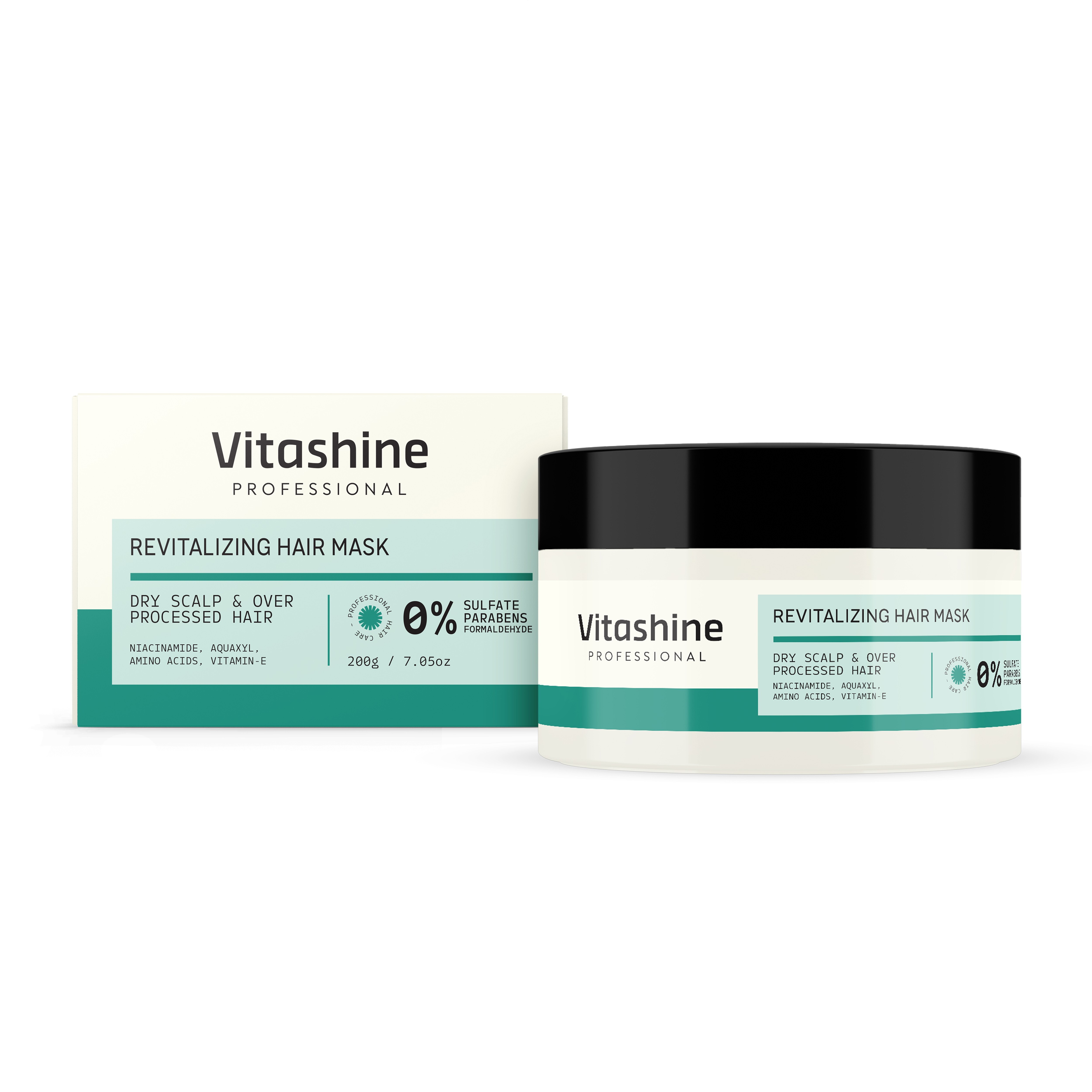 Vitashine Professional Revitalizing Hair Mask - 200 Gm | Amino Acid Rich Formula For Strong, Healthy, And Moisturized Hair