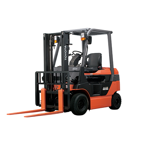 Toyota 8 Series 4 Wheel Electric Cb 2.5T Forklift Truck - Load Capacity: 2500 Kilograms (Kg)
