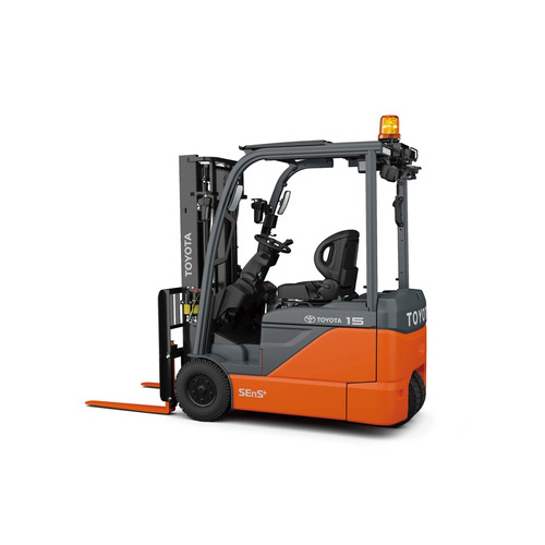 Toyota 8 Series 3 Wheel Electric Cb 1.0T Forklift Truck - Load Capacity: 1000 Kilograms (Kg)