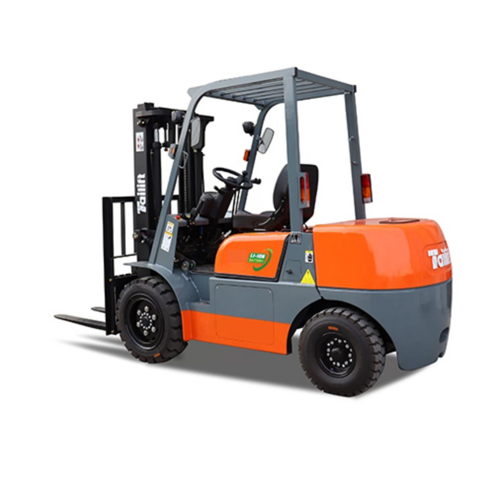 Tailift 4 व्हील इलेक्ट्रिक CB 3.5t फोर्कलिफ्ट ट्रक जो Li-Ion बैटरी से लैस है