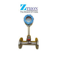 Vortex Flow Meter - Stainless Steel, Standard Size | Digital Display, 24V DC Power Supply, Ideal for Automotive Use