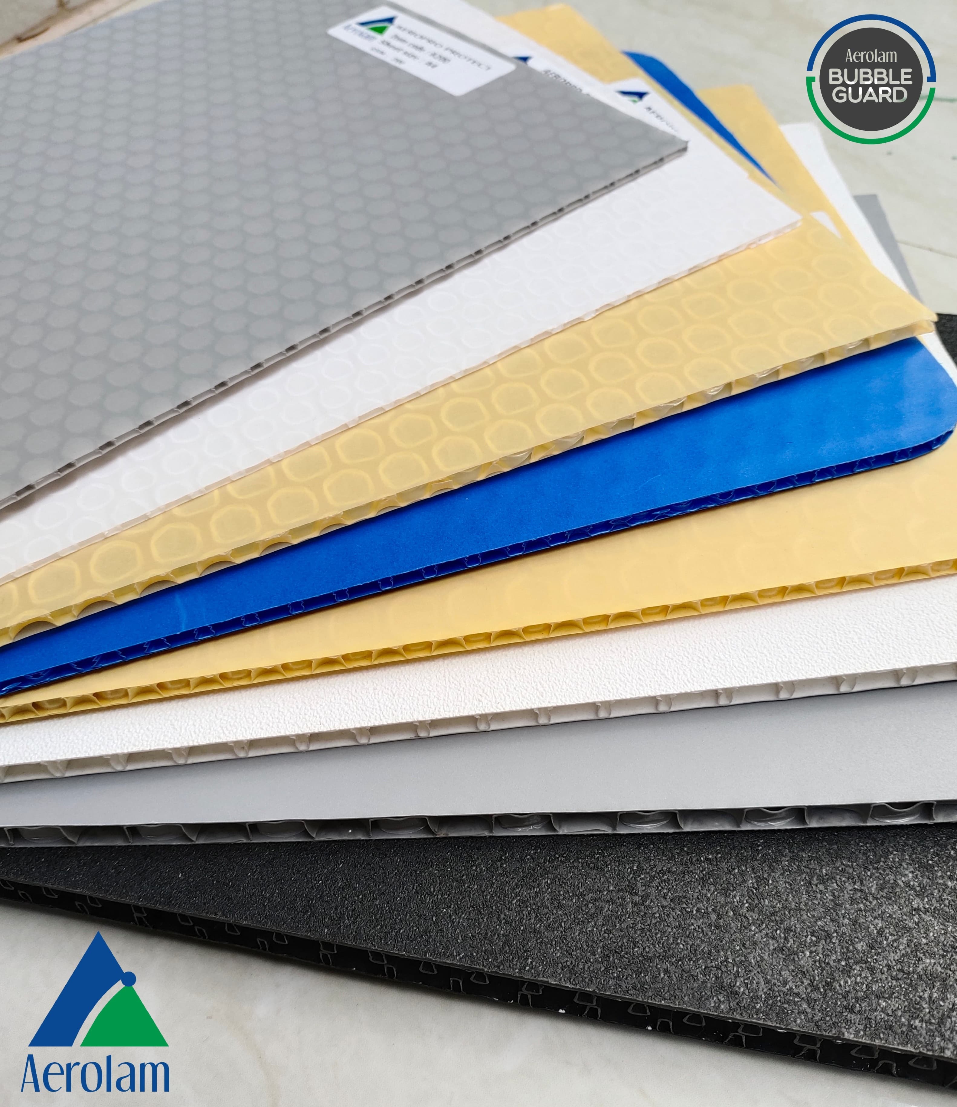 Floor Protection Sheet - High-strength Cross-laminated Film, Engineered 3-layer Composite Structure