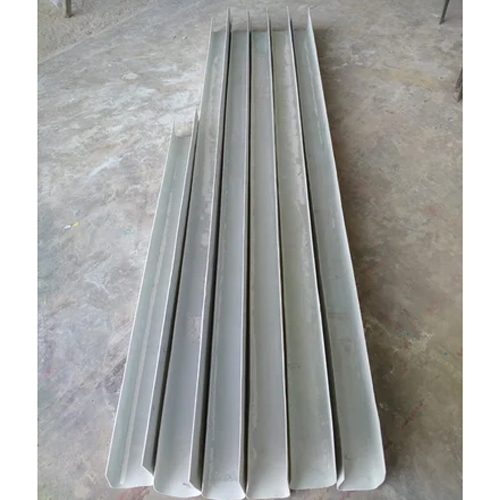 FRP RAIN WATER GUTTER - Polycarbonate, 2 Millimeter Thickness, Grey Color | Ideal for Residential & Commercial Use, Plain Surface