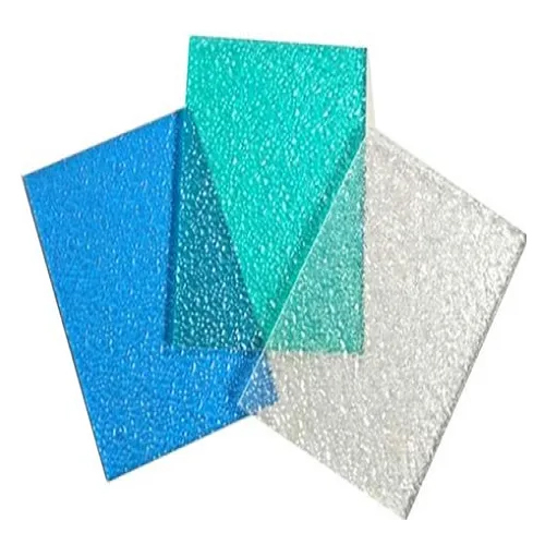 Embossed Polycarbonate Roofing Sheet - 2 mm Thickness, Multicolor, Plain Surface | Ideal for Residential and Commercial Applications