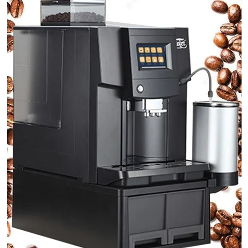 Fully Automatic Natural Milk Coffee Machine - Stainless Steel, 550x305x430 Mm, Black | 1000w Power, 1-year Warranty, Effortless Coffee Experience