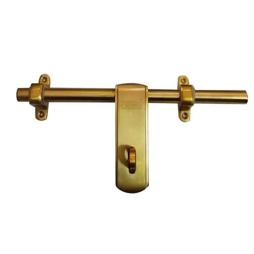 Agal Locking Aldrop - Brass Material, 10 Sizes Available, Polished Finish, Golden Color | Manual Function, Elegant Door Security Solution