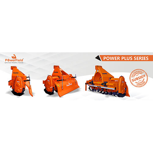 Semi Champion Rotavator - Color: Orange
