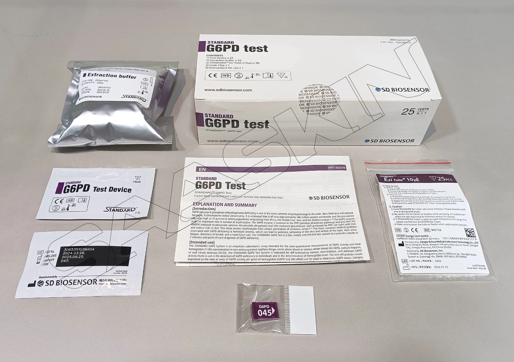 Sd Biosensor Standard G6pd Test Strip