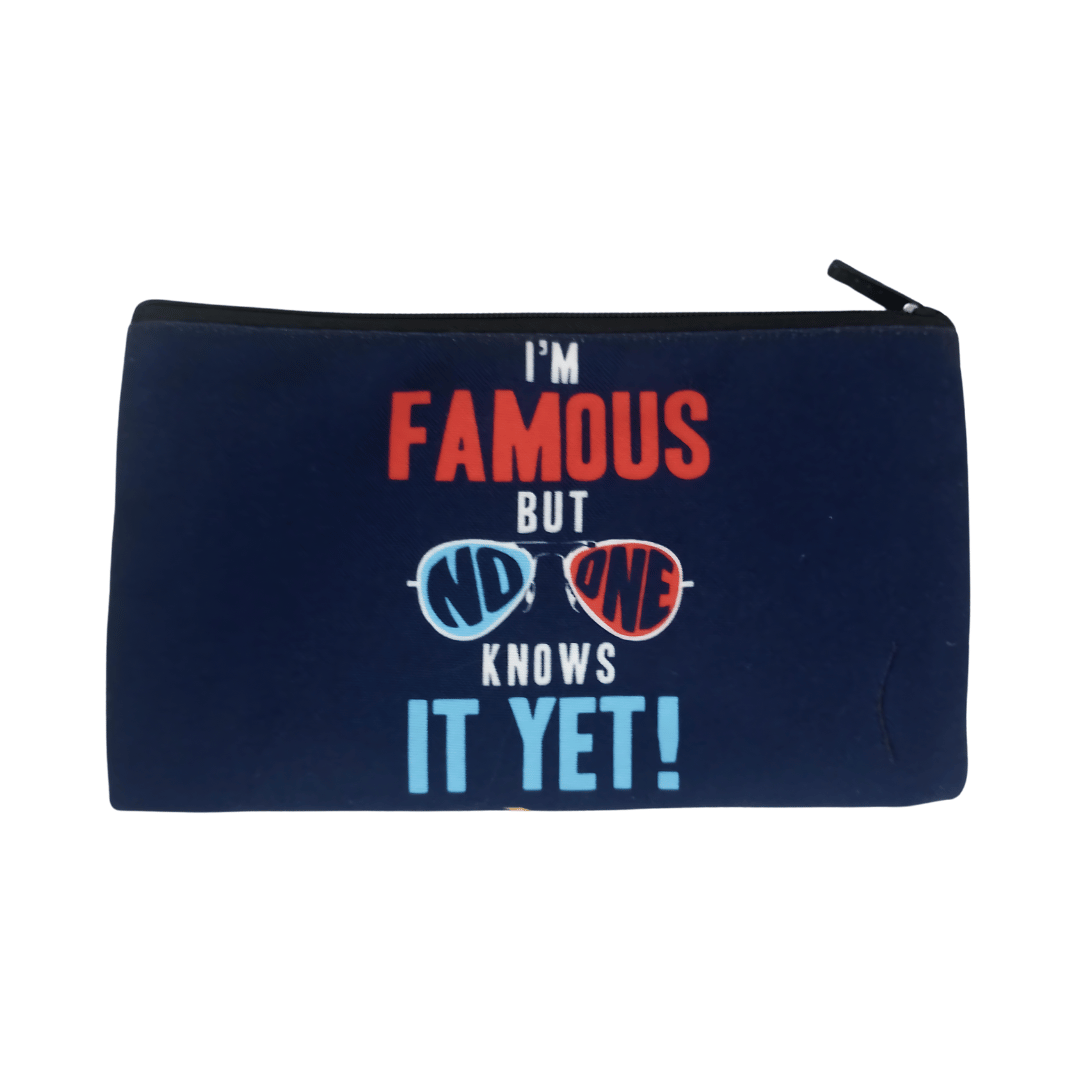 Canvas Pouch - High-quality Cotton Fabric, Zipper Closure, Customizable Colors & Designs | Secure & Versatile Organizer For Stationery, Cosmetics & Small Accessories