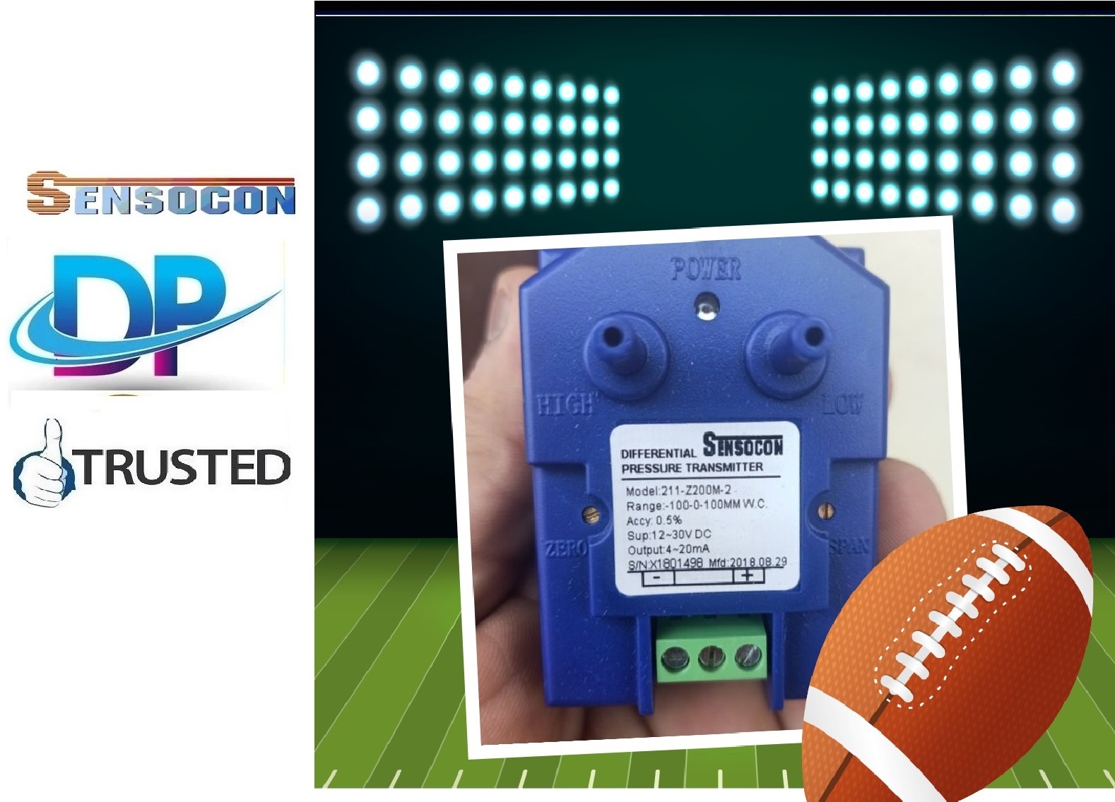 Sensocon Usa 211-d010p-3 Differential Pressure Transmitter From Bhagi Bander Bathinda Punjab India