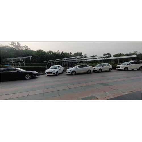 Solar Waterproof Carport - Color: Silver