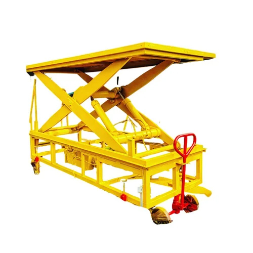 Hydraulic Scissor Lift Table - Steel, 30 Feet Max Lifting Height | 2 Ton Weight Capacity, AC Drive, Electric Power Supply, Safety Sensor