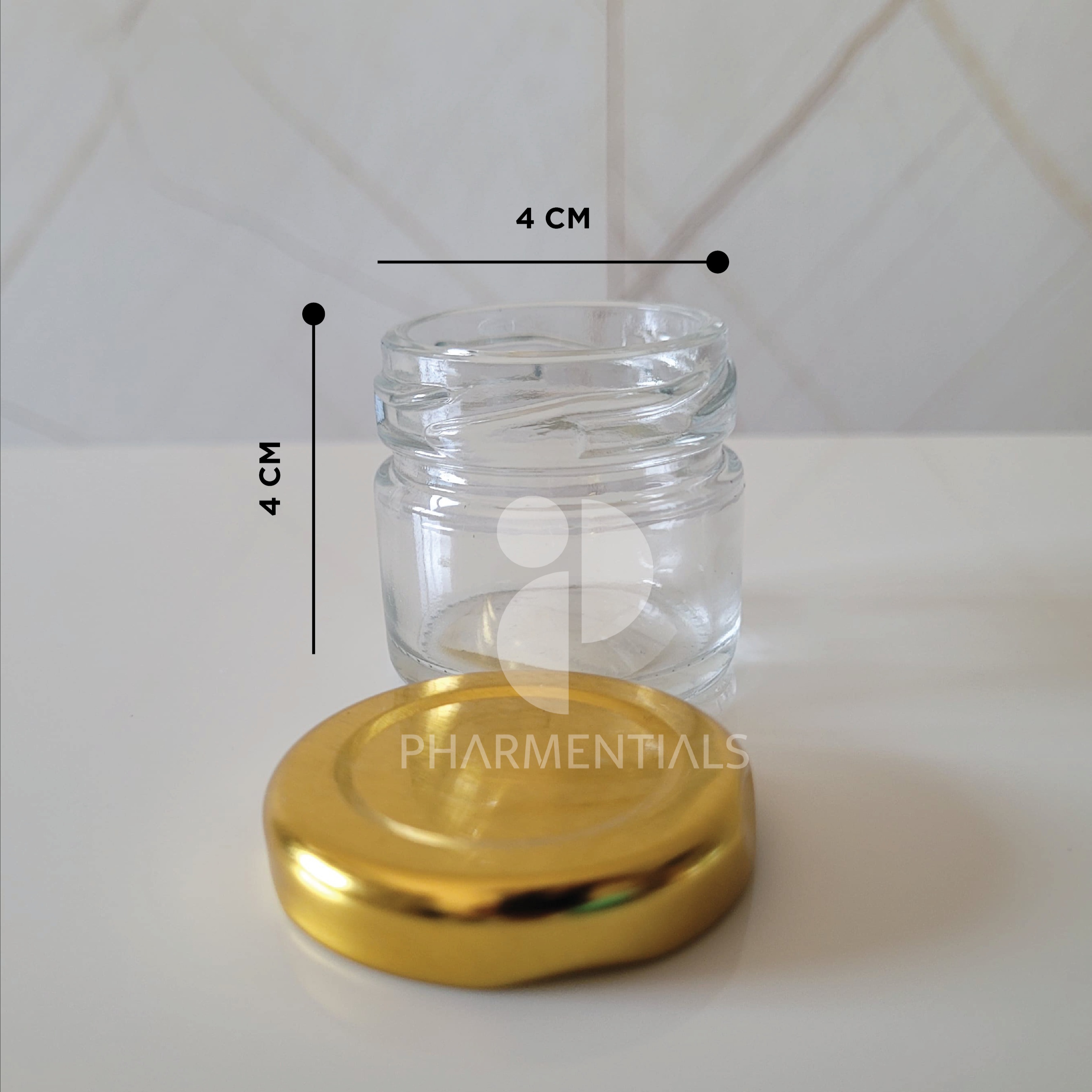 Round Jar With Lug Cap