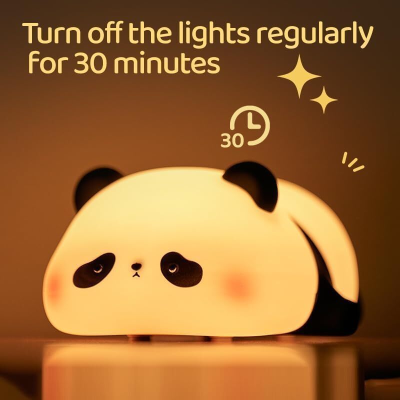 Cute Panda Night Lamp - Height: 13.6 Centimeter (Cm)