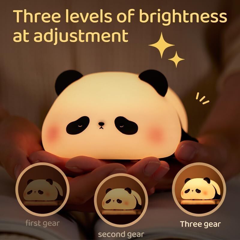 Cute Panda Night Lamp - Height: 13.6 Centimeter (Cm)