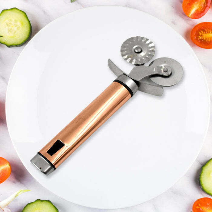 Pastry Cutter Wheel - Premium Double Cutter Design | Ideal For Pie Crusts, Pasta, Ravioli, And Crinkle Cuts