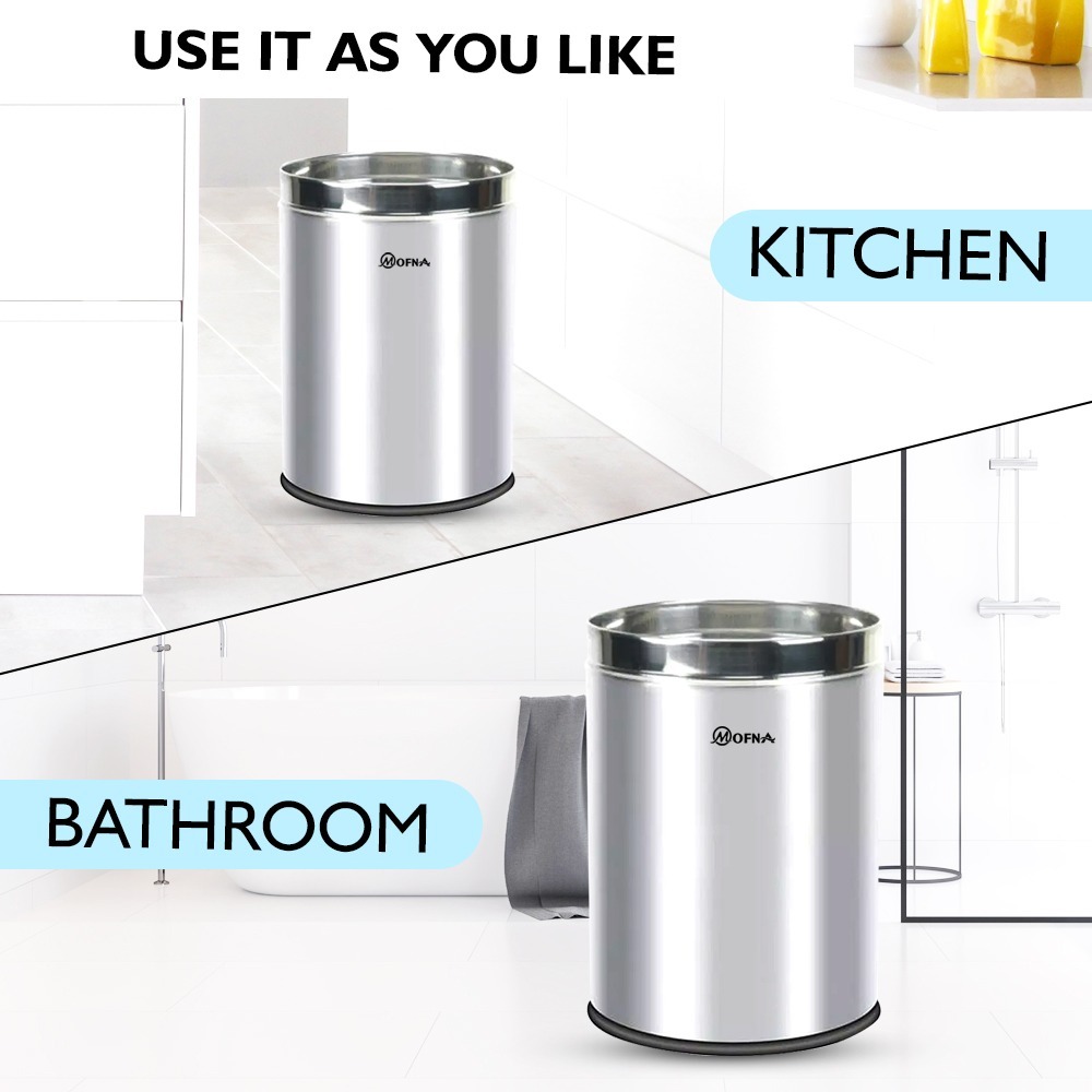 Stainless Steel Solid Dustbin - Application: Clinics