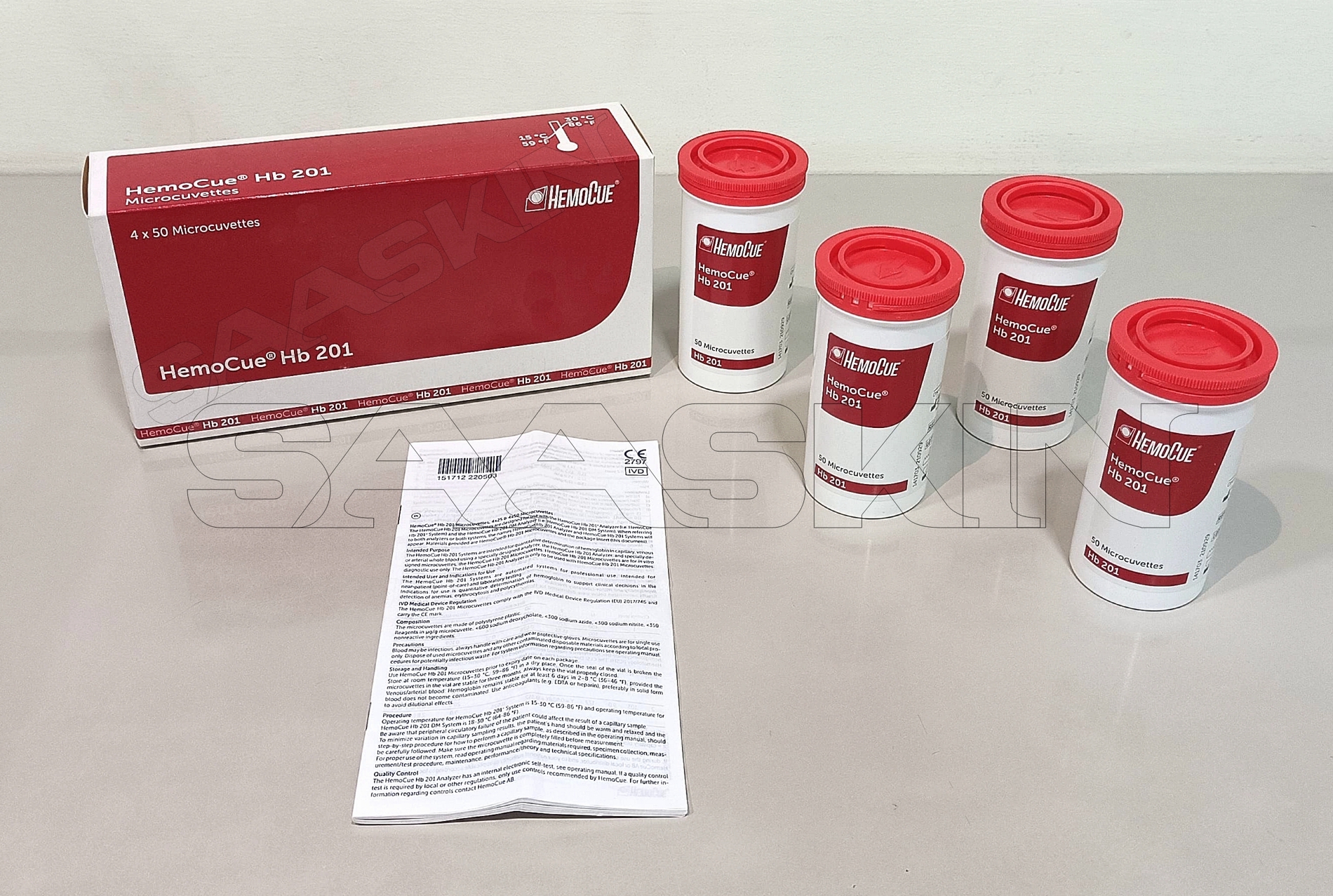 Hemocue Hb 201+ Microcuvettes