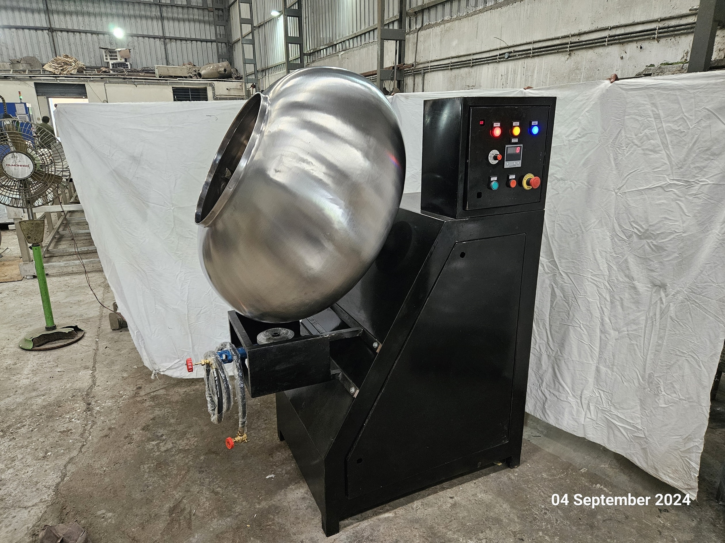 Sugar Coating Pan - Coating Speed: 200 Kg/hr M/m