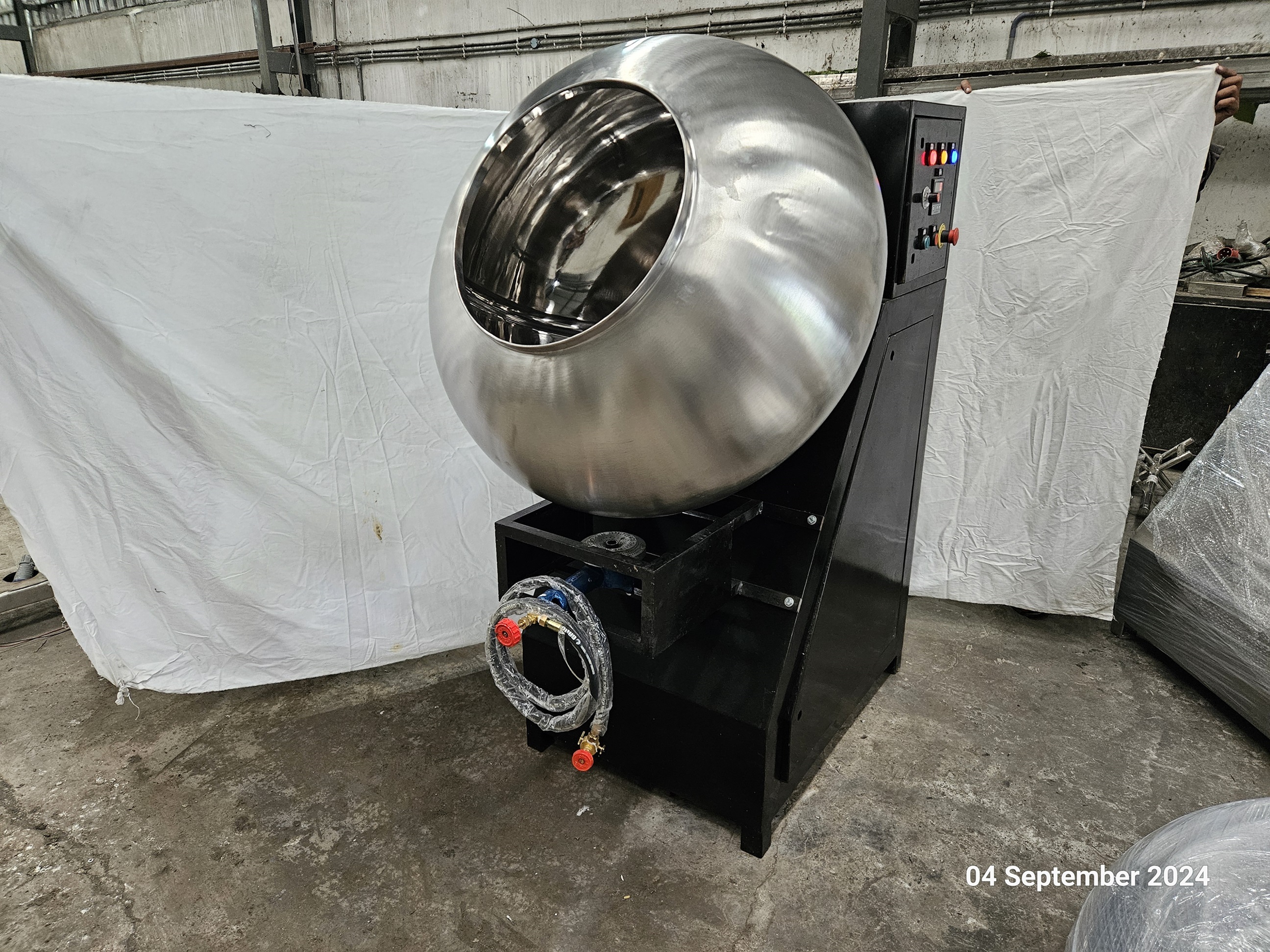 Sugar Coating Pan - Coating Speed: 200 Kg/hr M/m