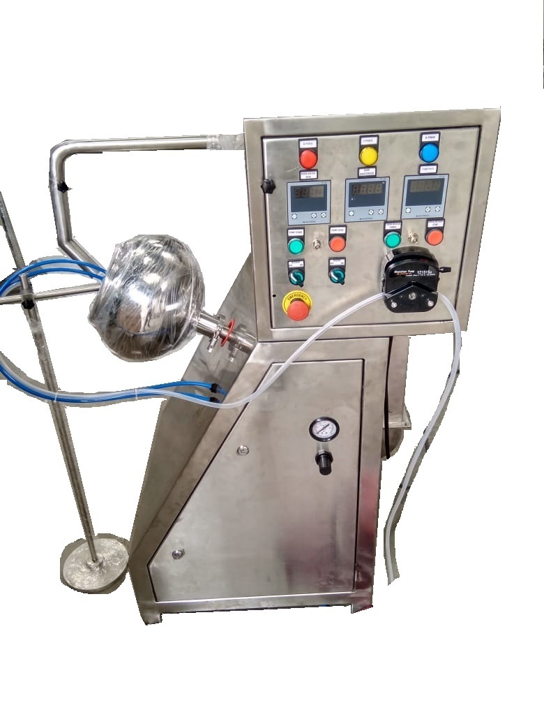 Conventional Coating Pan - Stainless Steel, 1500mm Coating Width, Silver Color | 145kg Electric Tablet Coating Machine, 0 To 50 Coating Speed, 1 Year Warranty