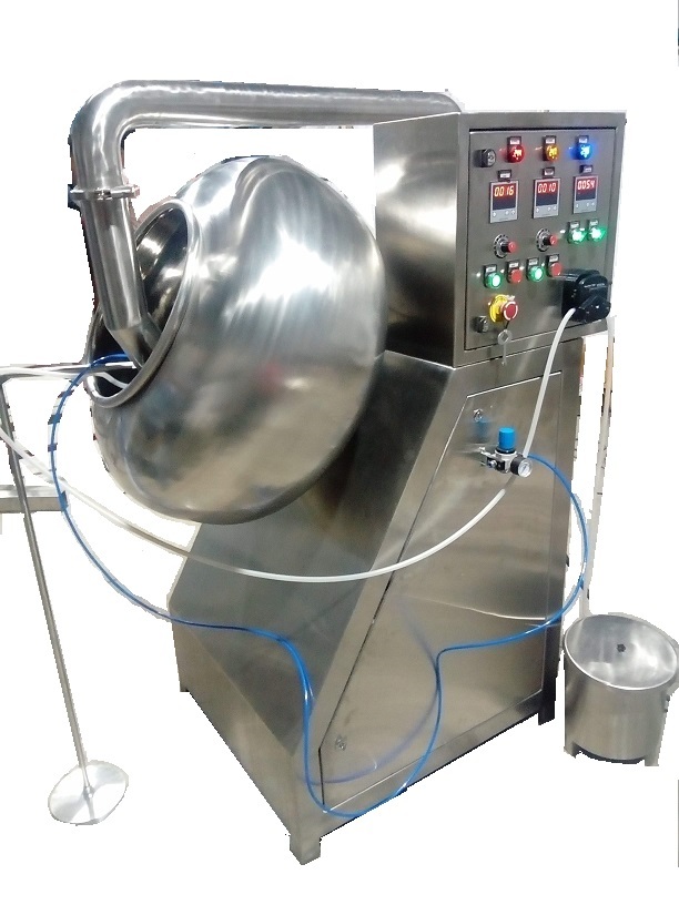Conventional Coating Pan - Stainless Steel, 1500mm Coating Width, Silver Color | 145kg Electric Tablet Coating Machine, 0 To 50 Coating Speed, 1 Year Warranty