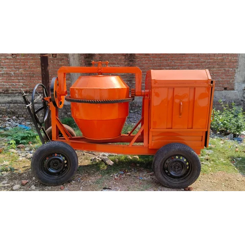 Industrial Concrete Mixer - Durable Steel, Manual Control System , 5-Year Warranty, Hydraulic Oil Cooling