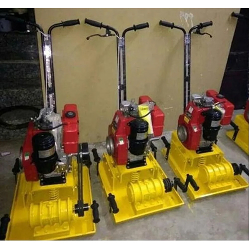 Plate Vibrator Earth Compactor - Color: Red