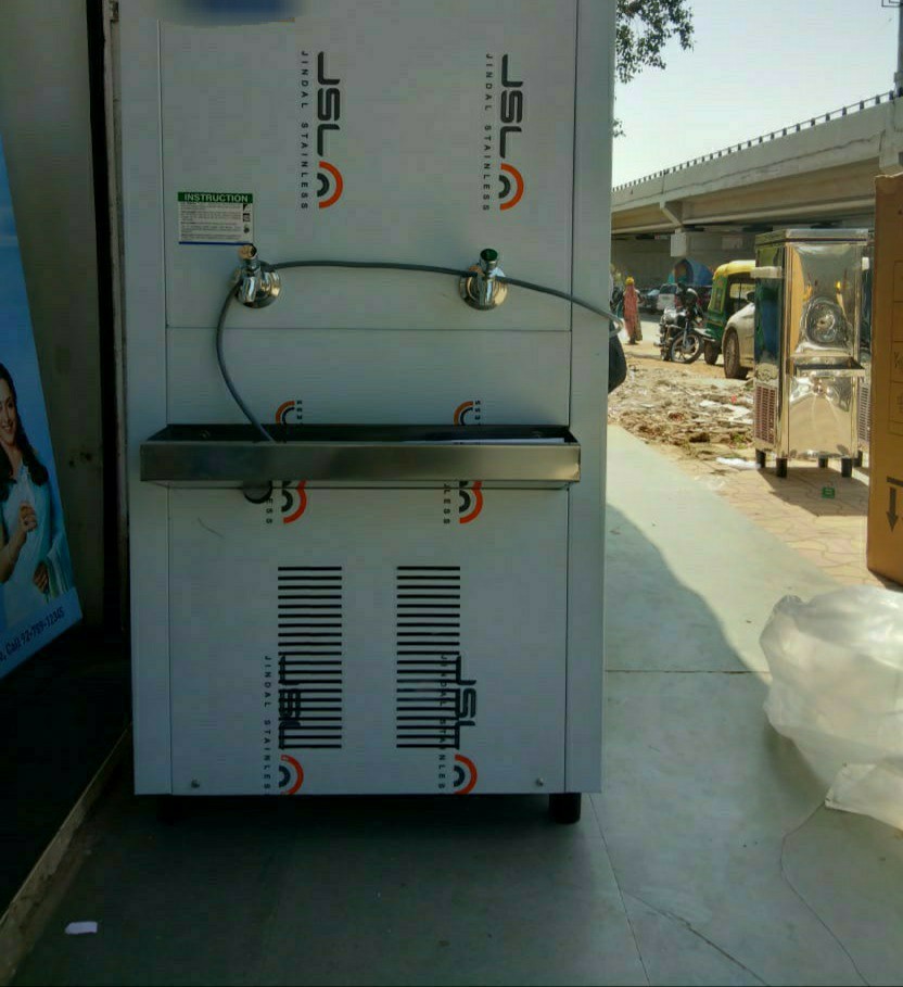 Voltas Water Cooler - 150 Ltr/hr Stainless Steel, 140cm Height, Silver Color, 240w Power, 80l Storage Capacity