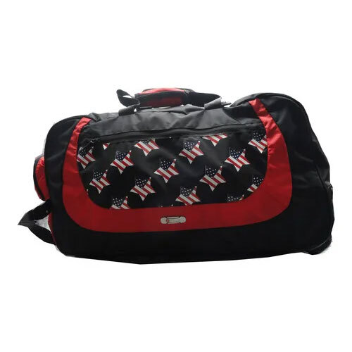 Travelling Bag - Color: Black And Red