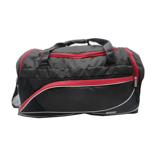 Travelling Bag - Color: Black And Red