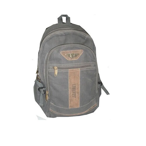 Canvas Bag - Brown, 10-14 Inch | Durable Canvas Material, Zipper Closure, Lightweight Design