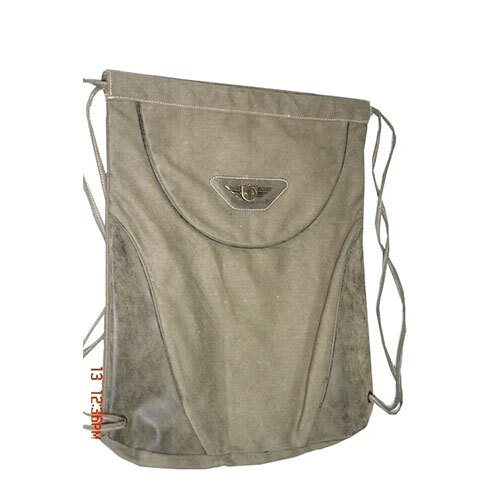 Canvas Bag - Brown, 10-14 Inch | Durable Canvas Material, Zipper Closure, Lightweight Design