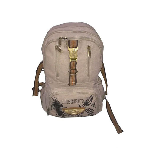 Canvas Bag - Brown, 10-14 Inch | Durable Canvas Material, Zipper Closure, Lightweight Design