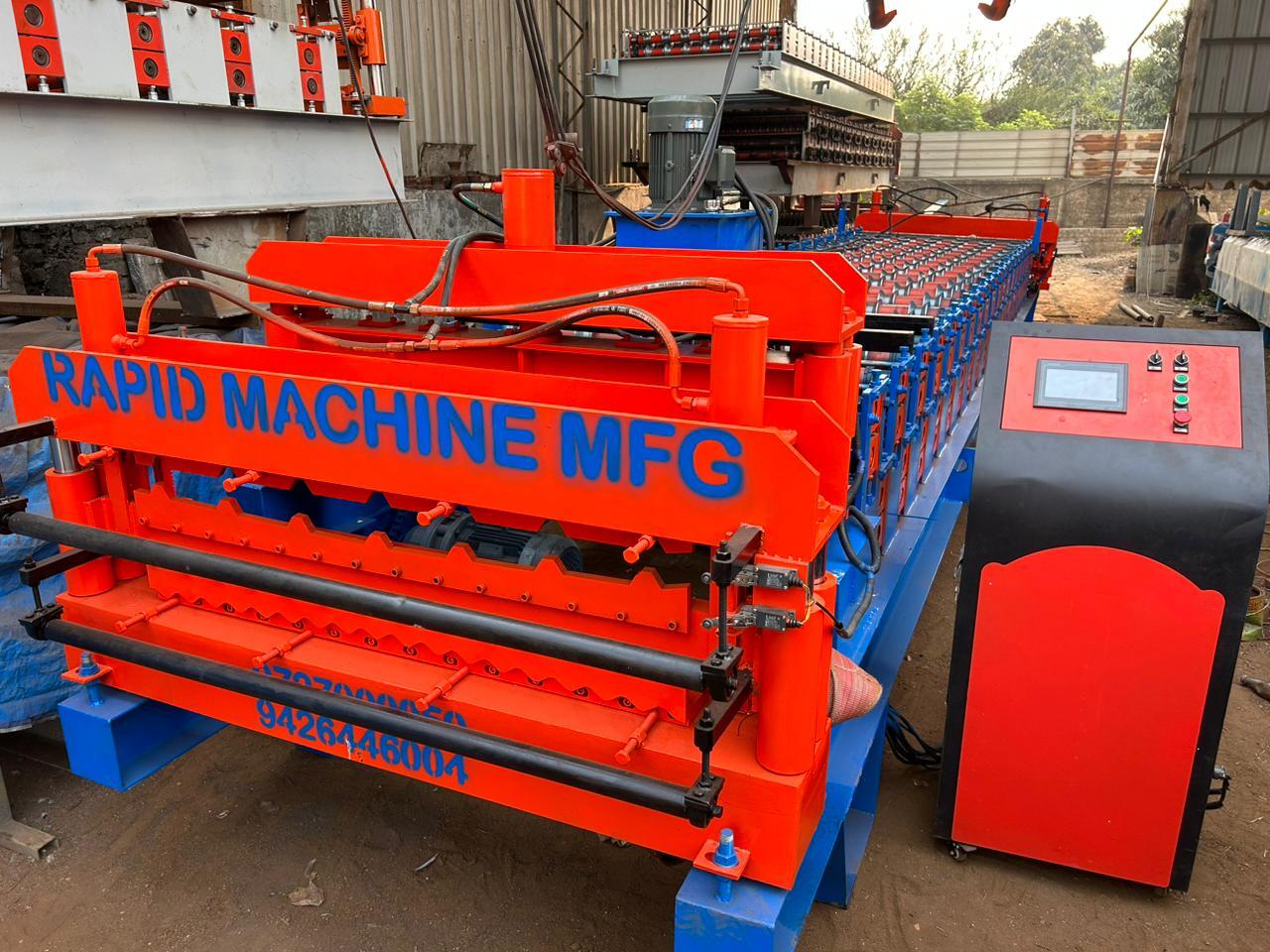 Triple Layer Roof Roll Forming Machine - Material: Mild Steel