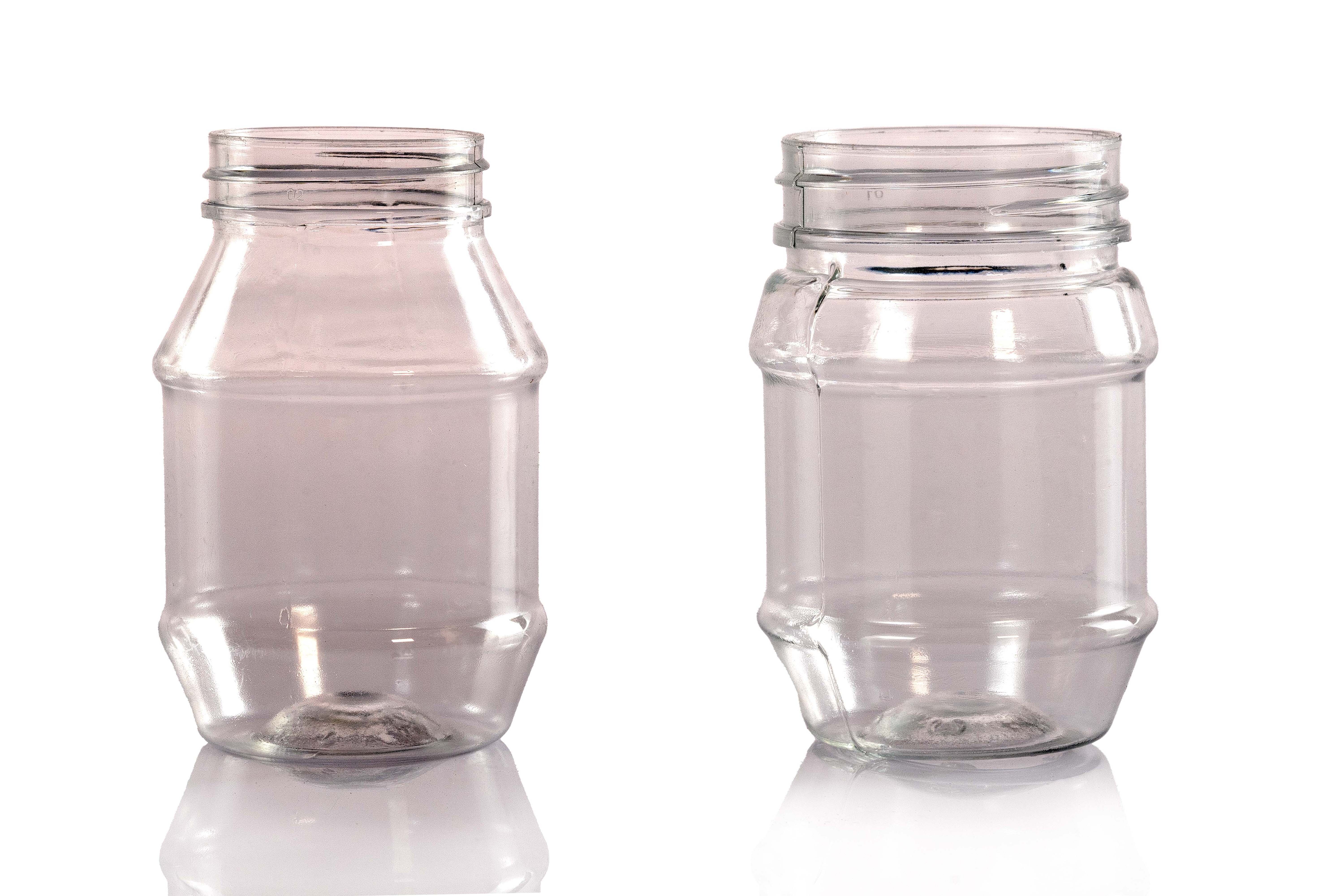 Pet Jars - Durable Polyethylene Terephthalate Material Customizable Sizes & Colors | Versatile Storage For Water Snacks Grains & Pulses