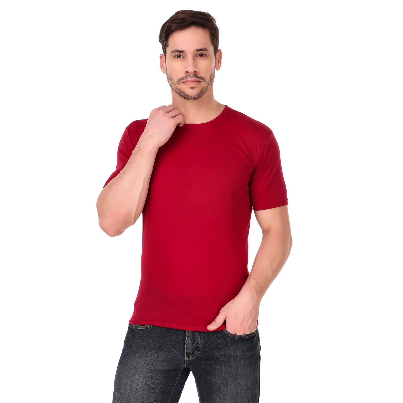 Round Neck Tshirt - Polyester, Customized Size | Customized Logo, Breathable, Quick Dry, Anti Uv, Non Toxic, Cool Dry, Washable, No Fade