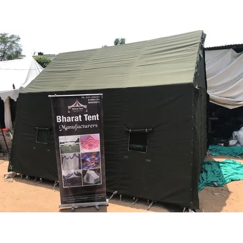 Green Army Tent - Characteristics: Durable